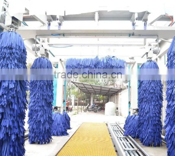 Tunnel Car Wash 9Brushes Tunnel Car Wash Automatic Car Wash PE-T9 40000USD