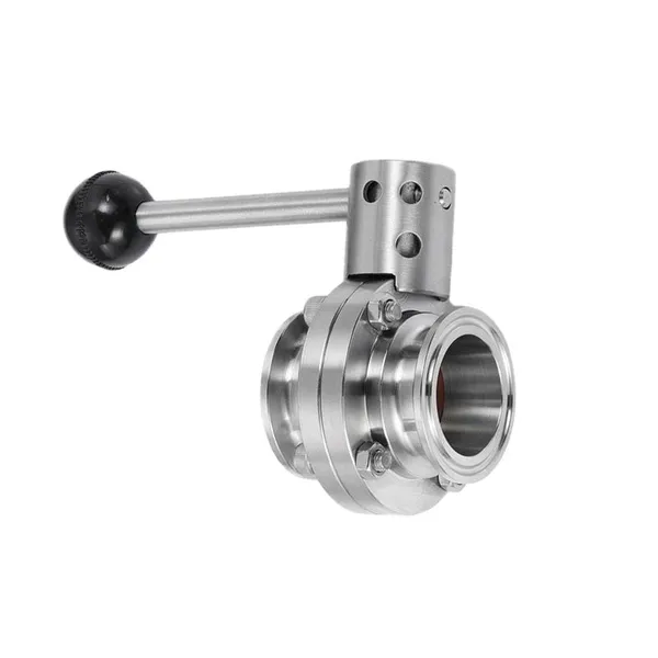 Factory Direct Sales of High-quality Manual Stainless Steel Sanitary Grade Quick Release butterfly Valve