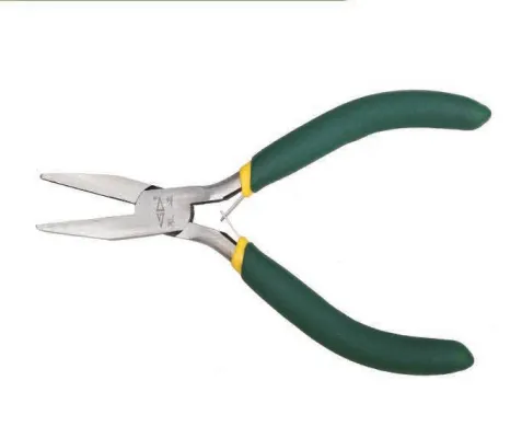 5 Inch Spring Loaded Mini Flat Nose Pliers High Carbon Steel Craft Pliers