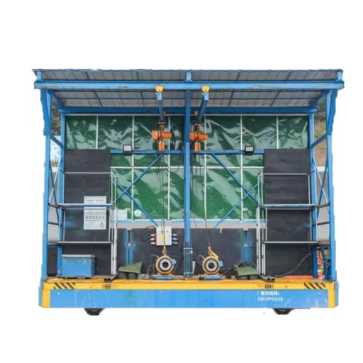 Automatic Stressing Trolley With Multi-jack Synchronous and Auto Data Recording System photo-2