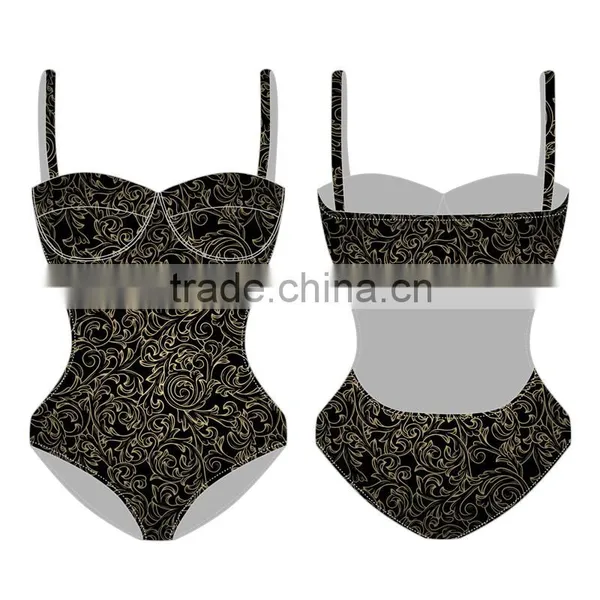 (ODM/OEM Factory) 2016 Low Moq Open Hot Sexy Girl Photo Muslim Women Swimwear Cro photo-3
