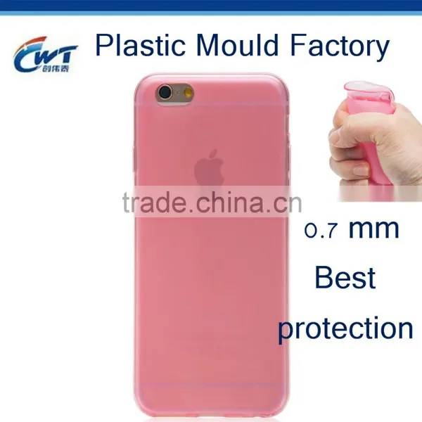 Flexible Plastic Custom Light Clear Soft Tpu Phone Case for Iphone6 photo-3