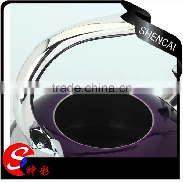 Modern Design Stainless Steel Ball Shape Whistling Kettle/ Water Pitcher/ Teapot photo-4