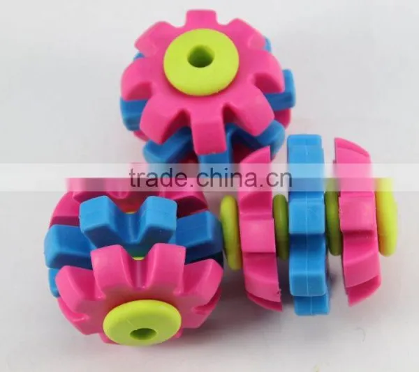 Pet Products Thermoplastic Rubber Three-gear Pet Cat Dog Chews Toy photo-6