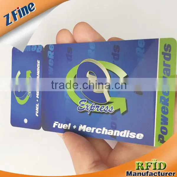 Top Sale Sliver Magnetic Strip Two in One Pvc Card photo-5