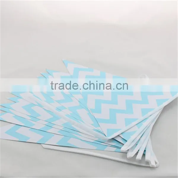 Triangle Decorative Flags Banners for Party photo-2
