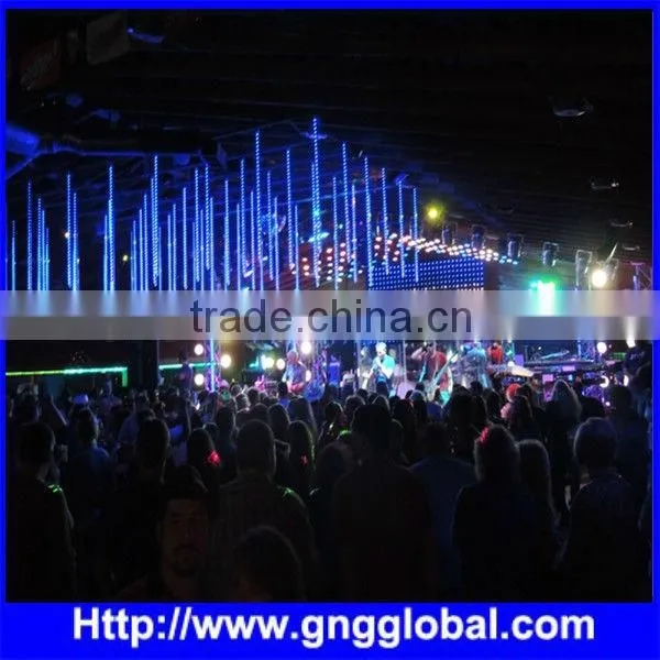 Hot Sell 2015 Nightclub DJ Decorative Meteor 3D DMX RGB LED Tube Led Chasing Meteor Lights
