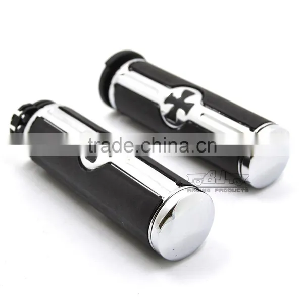 BJ-HB-053 Aftermarket Aluminum 1" Motorcycle Handlebar Handle Grips for Harley Davidson photo-4