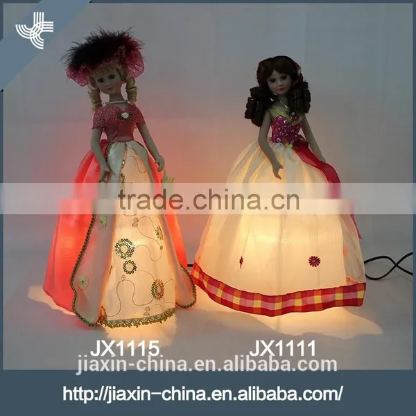 Nice Princess Doll Cheap Decorative Ceramic Table Lamp
