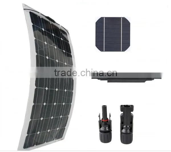 High Efficiency and Good Quality 100w Semi Fexible Solar Panel, Solar Power System for System Quality Choice photo-4