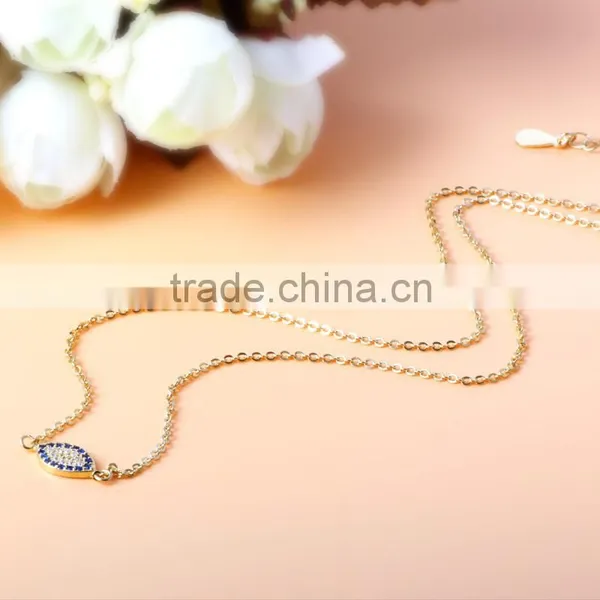 Latest Arrival Good Quality Sterling Silver Gold Necklace Designs in 3 Grams From China Manufacturer photo-2