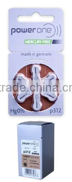 Digital Hearing Aid Batteries 312 Mercury Free Power One by Varta photo-2