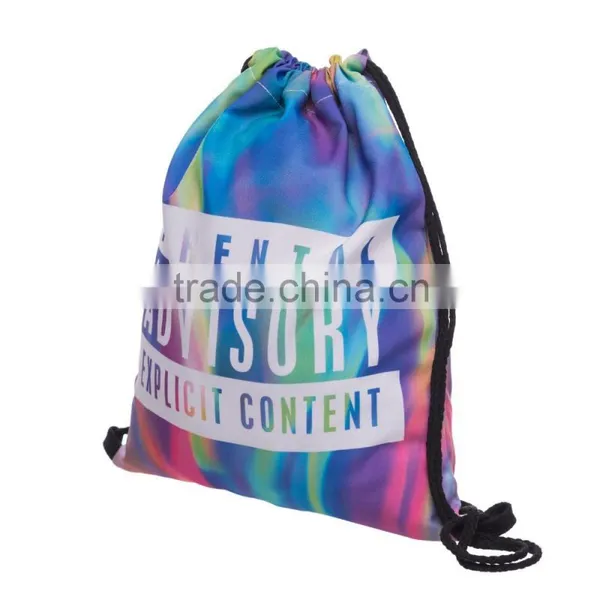 Online Shopping 3D Full Print Parental Holo Custom Drawstring Shoe Bag photo-2