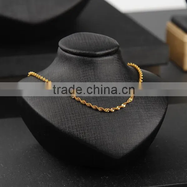 High End Custom Logo Printed Leather Jewelry Display Set photo-4