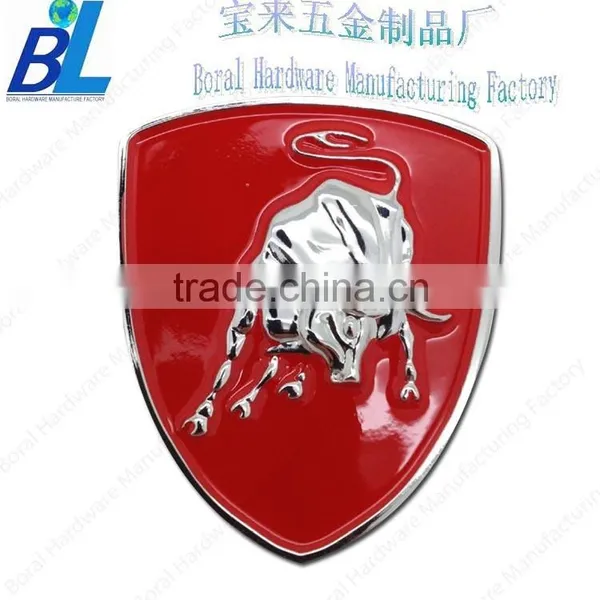Cow Pattern Enameled Nickel-plate Cool Name Plates