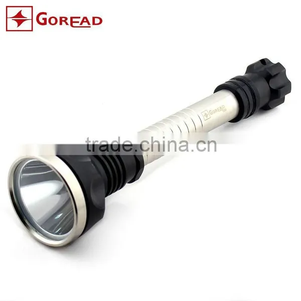 GOREAD Y20 High Bright Rechargeable Stainless Steel XML-T6 5 Mode 10W Led Flashlight Torch photo-2