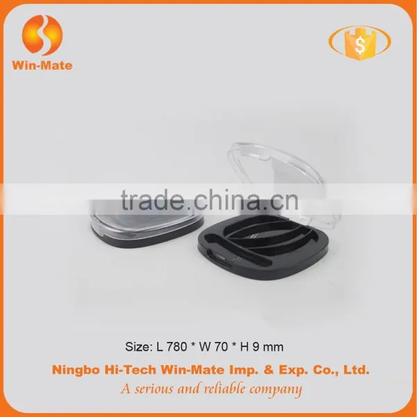 Irregular Shape 4 Color Lucid Cap Black Box Wholesale Eyeshadow Case Manufacturers photo-2