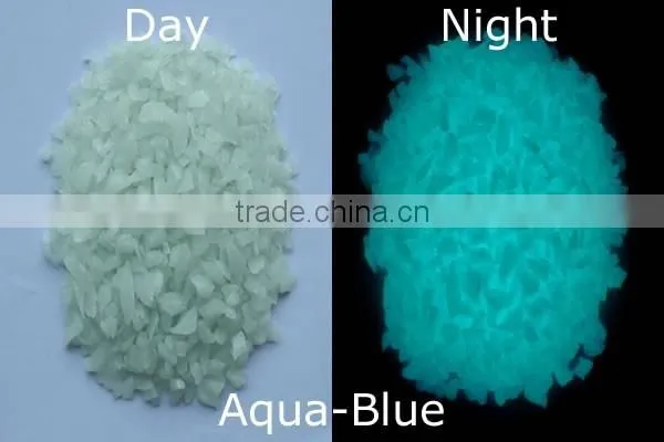 Glow Gravel for Paving, Aqua-blue Glow in the Dark Gravel photo-4