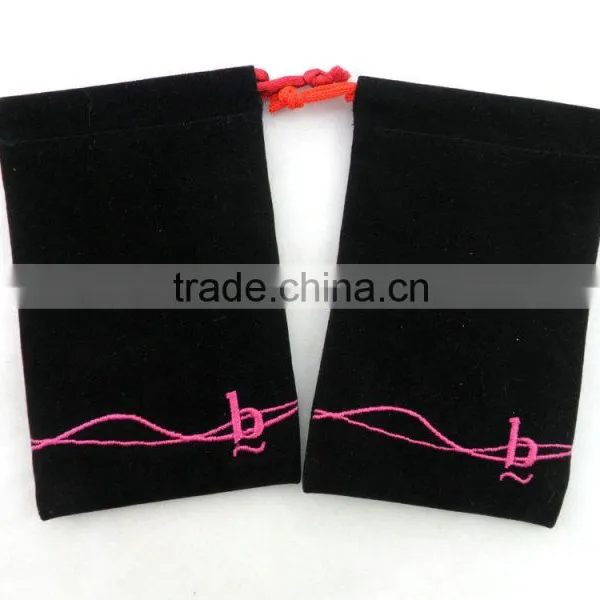 Custom Logo Jewelry Bag With Silk Ribbons photo-2