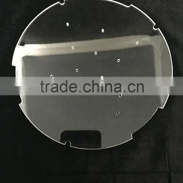 High Quality Perforated Quartz Glass Sheets With Holes On Surface photo-5