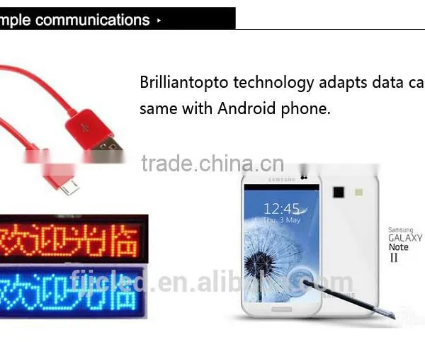 Rechargeable LED Name Tag / LED Name Badge for Moving Text photo-4
