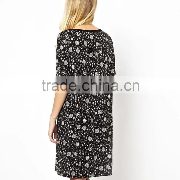Girls Discharge All Over Print Nightie Pajama photo-2