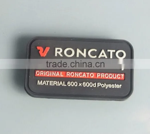 ECO-Friendly PVC Label For Garment, Soft PVC Trademark Brand, PVC Brand Label photo-4