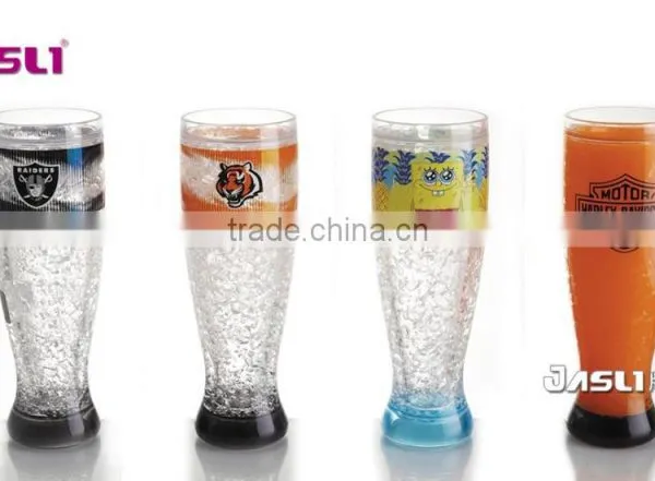 2015 Double Wall Gel High Freezer Glass,frosty Glass,ice Glass,pilsner Glass photo-2