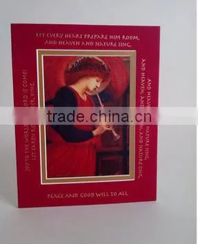 Cheap Unique Design Paper Christmas Photo Frame 15x20cm