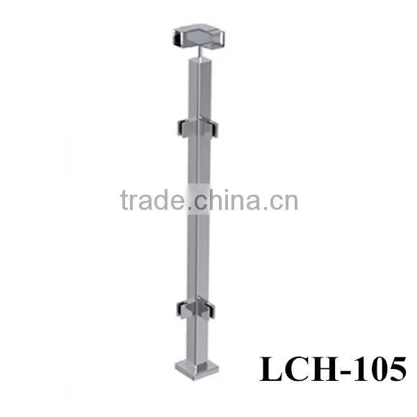 Square Glass Panel Holding Clip Spring Loaded Clamp/ Pipe Clamp Price photo-2