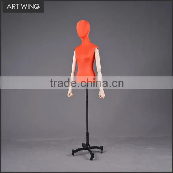 Display Body Form Female Fiberglass Fabric Dress Form Mannequin Canada photo-5