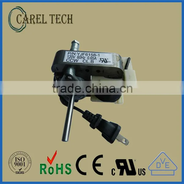 CE, VDE, TUV, UL Approved YJF48 Series ac Shaded Pole Motor, Freezer Fan Motor,