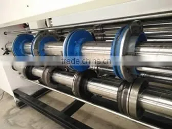 Best Quality XH-1450&2400 Flexo Printing 3 Colors Slotter Die Cutting Machine photo-5