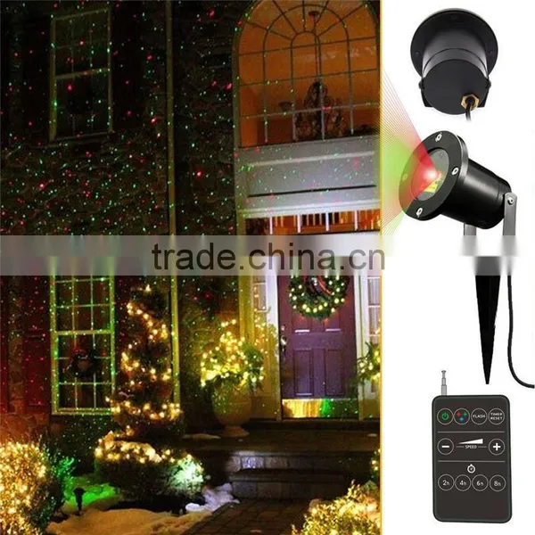 Outdoor Laser Lights Red and Green Outdoor Waterproof Star Projector, Laser Landscape Projector, Firefly Landscape Laser Light