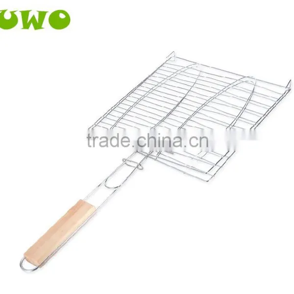Stainless Steel Roasting BBQ Fish Grill Net