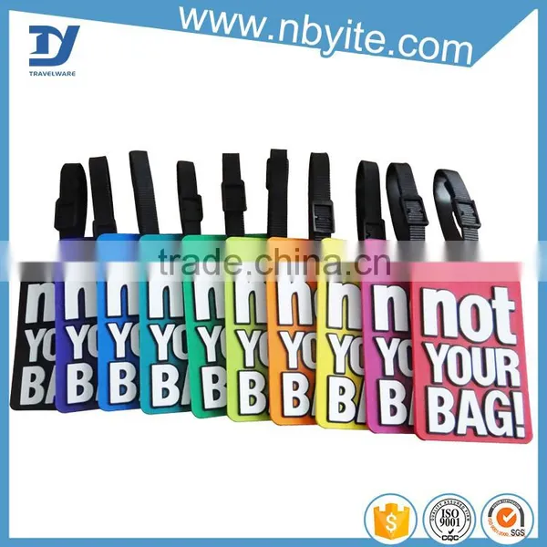 Direct Sale Funny Design Custom Hang Tag in Bulk Plastic Luggage Bag Tag photo-6