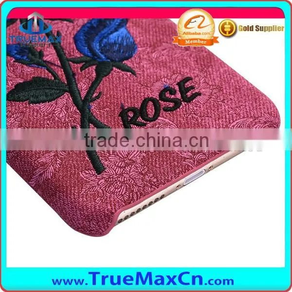 For IPhone6 6S Embroidery Rose Pattern Back Case photo-4