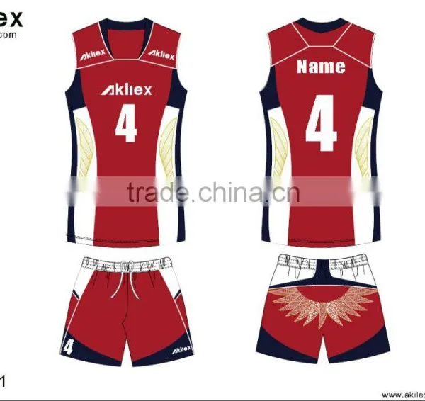 Custom Design Volleyball Jersey With High Quality photo-5