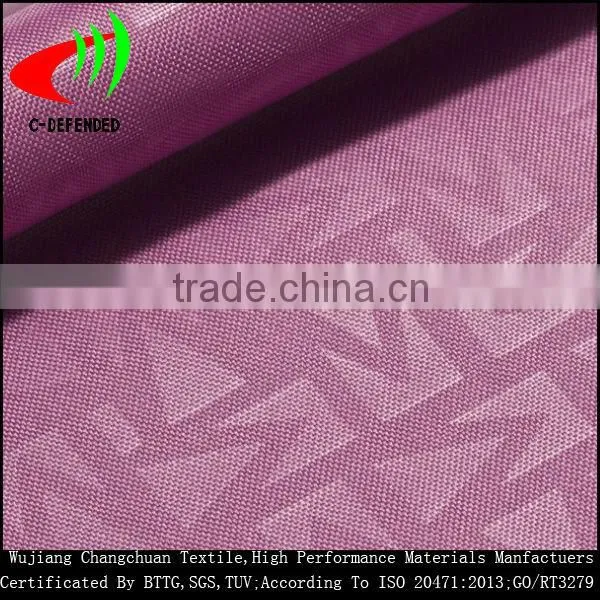 100%polyester Oxford Fabric Embossed photo-5