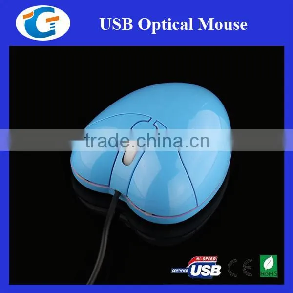 Wired Optical Heart Shaped Mouse photo-2