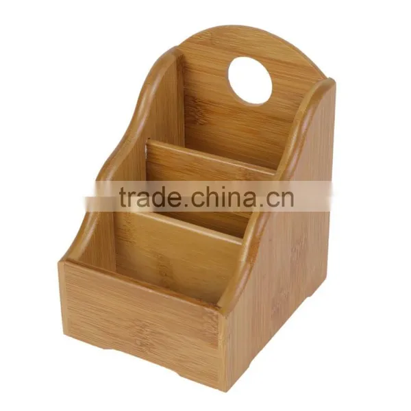 Carbonized Desk Organizer Stationery Box/ Desk Storage Box photo-3