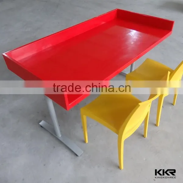 Cheap Solid Surface Wall Mounted Dining Table photo-2
