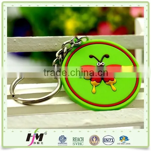 High Quality Low Price HSM Soft Plastic Custom Made Key Chains photo-4