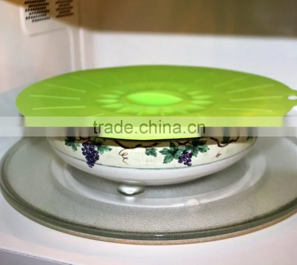 Large Size Reusable Silicone Suction Lids for Bowl photo-3