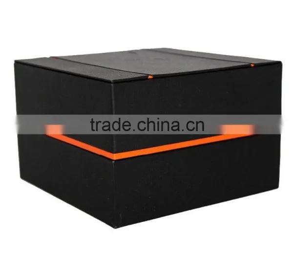 Luxurious Wooden Watch Box/Black Paper Watch Box for Single Watch photo-6