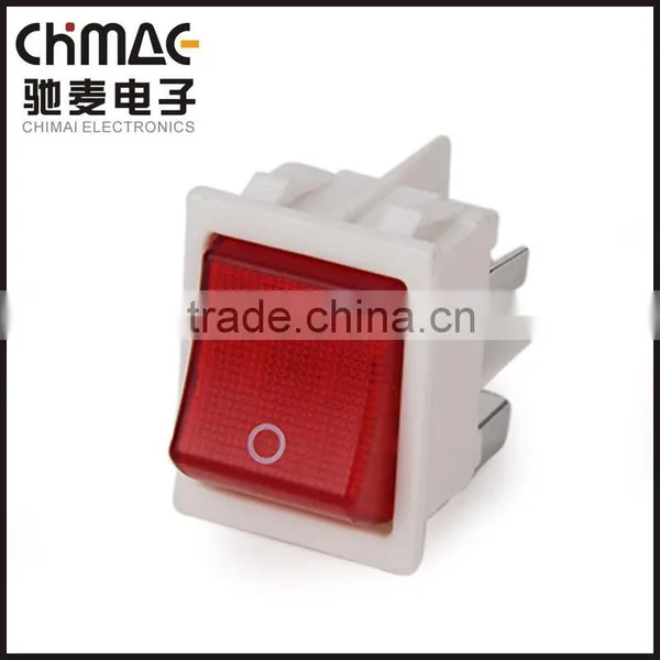 15a 125vac White Rocker Switch T125 55 KCD2 Series With Screw Light Switch photo-2