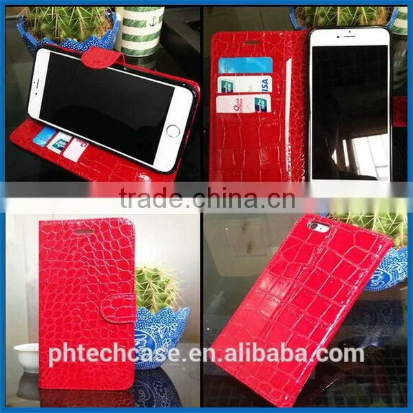 Flip Stand Leather Case Tablet Cover, Wallet Leather Case for Iphone 6 Plus 5.5 Inch photo-2