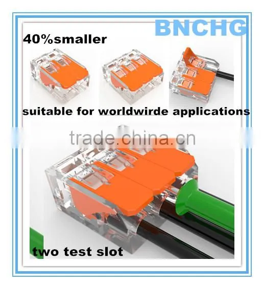 Directly Factory Have Stock 221 Series Brass Wire Terminal Connectors 2poles 3poles 5poles Wago Connectors