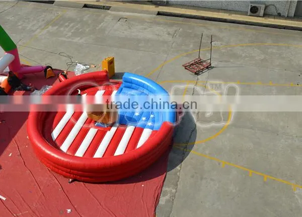 2016 Hot Sale Inflatable Mechanical Rodeo Bull Game With Inflatable Mattress China Supplier photo-6