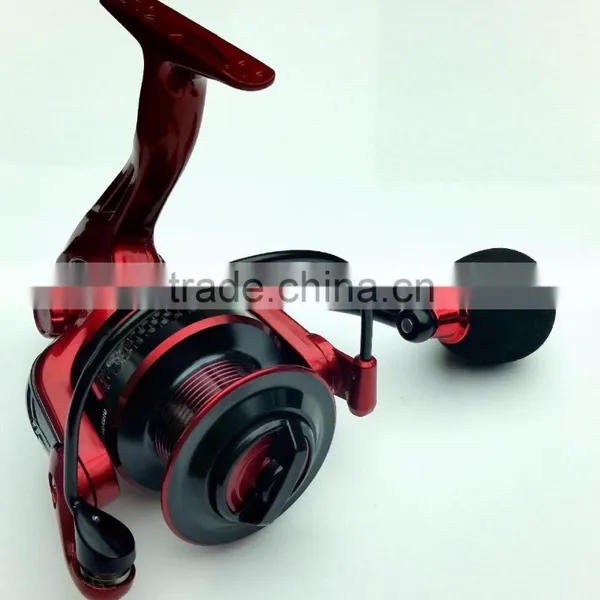 High Quality Fishing Tackle Spinning Reel With Red Aluminium Spool Fishing Reel photo-2